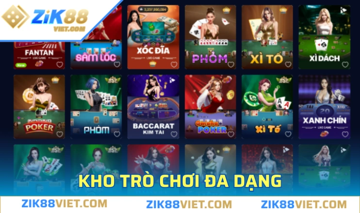 nguon giai tri vo cung da dang chi co tai zik88 Nguồn giải trí vô cùng đa dạng chỉ có tại ZIK88